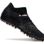 Chuteira Society Puma Future 7 MG Preta e Bronze "Eclipse Pack"