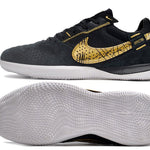 Chuteira Futsal Nike StreetGato IC Preta e Dourada