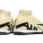 Chuteira Futsal Nike Air Zoom Mercurial Superfly 9 Elite IC Bege e Preta "Mad Ready Pack"