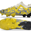 Chuteira Campo Puma Future Ultimate FG Amarela e Cinza "Voltage Pack"