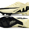 Chuteira Campo Nike Air Zoom Mercurial Vapor 15 Elite FG Bege e Preta "Mad Ready Pack"