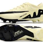 Chuteira Campo Nike Air Zoom Mercurial Vapor 15 Elite FG Bege e Preta "Mad Ready Pack"