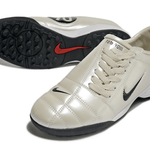 Chuteira Society Nike Total 90 TF Creme e Preta