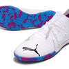Chuteira Futsal Puma Future Z 1.3 IC Branca e Azul
