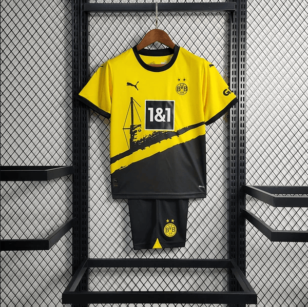 Kit local infantil del Dortmund 2023/24