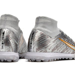 Chuteira Society Nike Mercurial Superfly 9 Elite TF Prata "Anniversary 25 Years Pack"