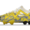 Chuteira Campo Puma Future Ultimate FG Amarela e Cinza "Voltage Pack"