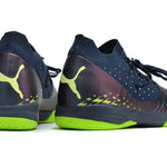 Chuteira Futsal Puma Future Z 1.3 IC Azul e Verde "Fatest Pack"