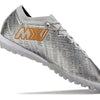 Chuteira Society Nike Air Zoom Mercurial Vapor 15 Elite TF Prata "Anniversary 25 Years Pack"