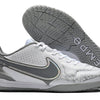 Chuteira Futsal Nike Tiempo Legend 9 Elite Branca e Cinza "Focus"