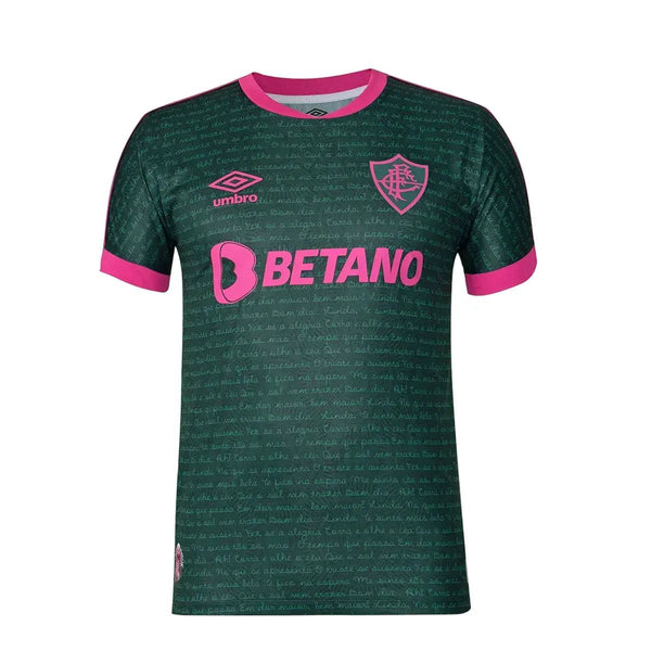 Camiseta de la tercera equipación del Fluminense 23/24 - Verde y rosa