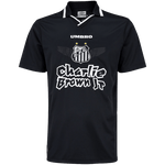 Camisa marginal alada de Santos Charlie Brown Jr. - Negra