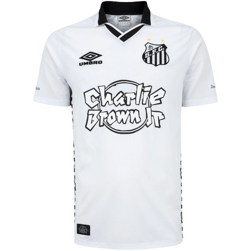 Camiseta Santos Charlie Brown Jr. Días de Gloria - Blanca