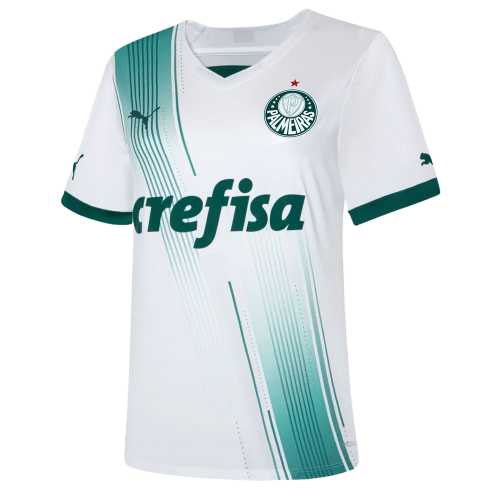 Camiseta de visitante del Palmeiras 23/24 para mujer - Blanca