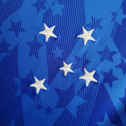 Camiseta local del Cruzeiro 2024/25 - Todos los patrocinios
