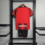 Kit infantil del AC Milan 2023/24