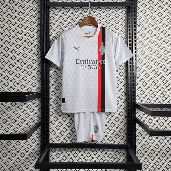 Kit infantil del AC Milan 2023/24