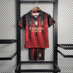 Kit infantil del AC Milan 2023/24