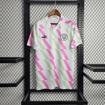 Camiseta de entrenamiento Manchester City blanca y rosa 2023/24
