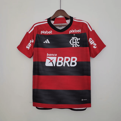 Camiseta local del Flamengo 23/24 - Todos los patrocinadores