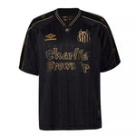Camiseta Santos Charlie Brown Jr. 2024 - Negra y Dorada