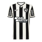 Camiseta Local del Botafogo 24/25 - Blanco y Negro - Con Patrocinio