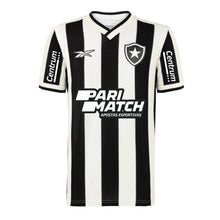 Camiseta Local del Botafogo 24/25 - Blanco y Negro - Con Patrocinio