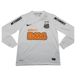 Camisa retro de manga larga del Santos Home 11/12 - Blanca