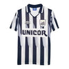 Camiseta retro de visitante del Santos 1998 - Blanco y negro