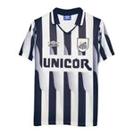 Camiseta retro de visitante del Santos 1998 - Blanco y negro