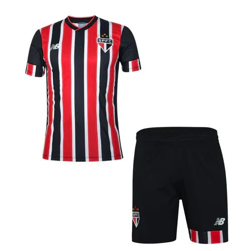 Conjunto Infantil São Paulo II 24/25 Rojo y Blanco
