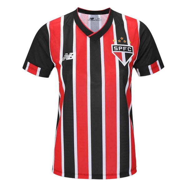 Camiseta de visitante del São Paulo 24/25 para mujer - Rojo y blanco